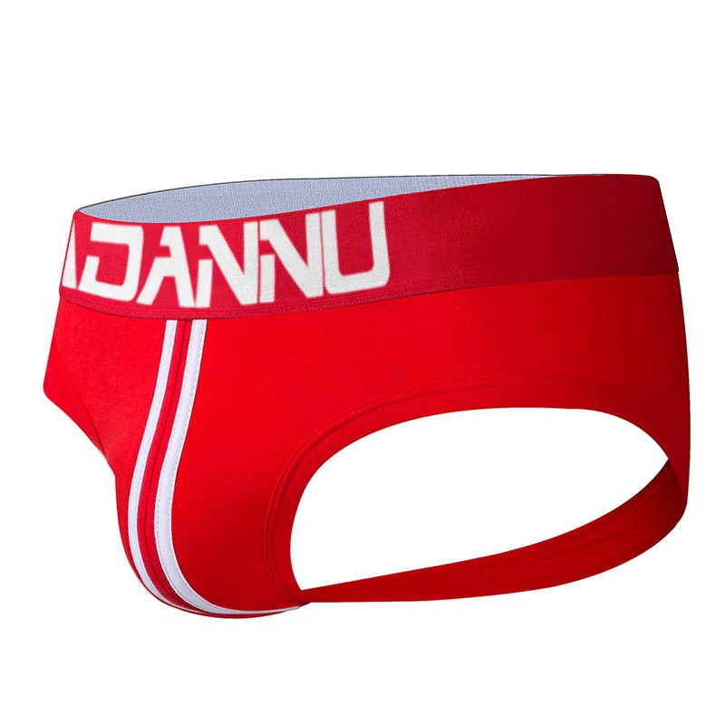 Мужские трусы стринги ADANNU Sxey черные дышащие танга джоки брифы нижнее белье для