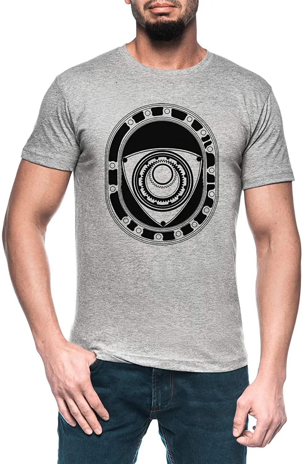 

Men's Grey T-Shirt Short Sleeves New Arrivals Harajuku Tee Summer 2020 Pure Cotton Breathable Tshirt