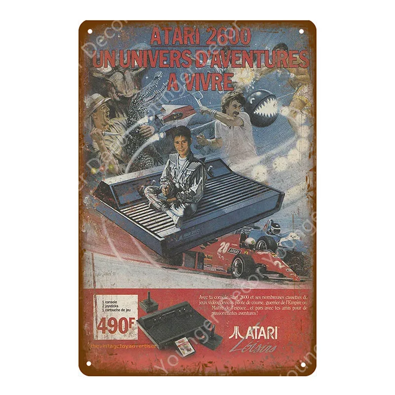 YD8096BI Кино, комикс, видео игра, Yoys Poster Play Gaming, металлические знаки, геймерская наклейка на стену для паба, бара, клуба, домашний декор, мультяшная доска, YI-162 - Цвет: YD8096BI