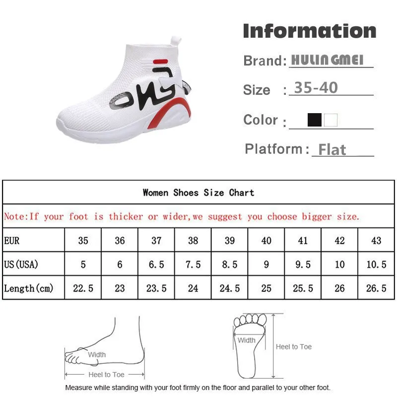 

Women Tennis Women 2020 New Sneakers Casual Fashion White Shoe Elastic Knitting Platform Non-slip Breathable Female Shoes