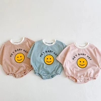 milancel summer baby bodysuits girls jumpsuits infant boys striped one piece newborn clothing
