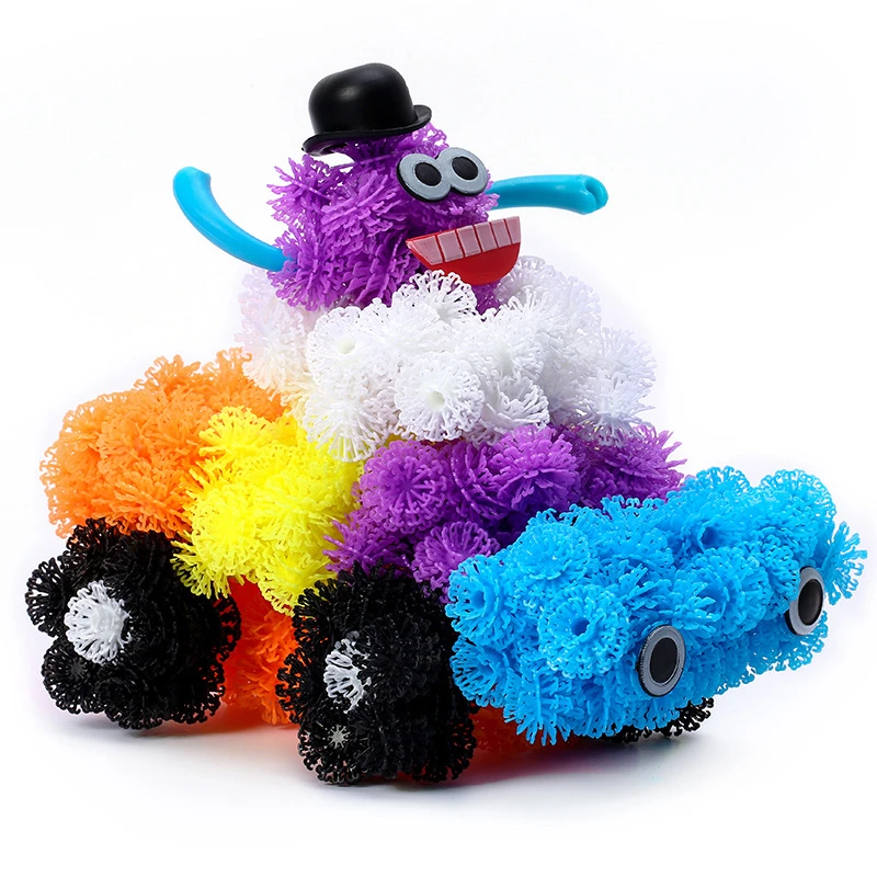 Сборные блоки для колючий шар сделай сам 200-1000 шт. игрушки 3d-модель строительные