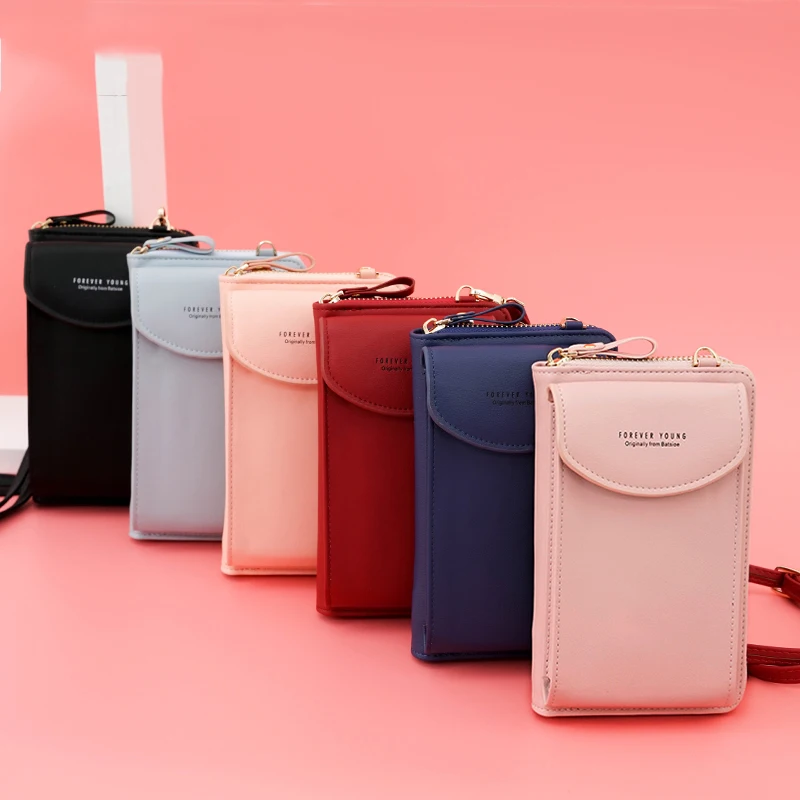 

Women Mini Messenger Bags High Quality Female PU leather Wallet Small Travel Chain Bags for Phone 2019 Designer Clutch Lady