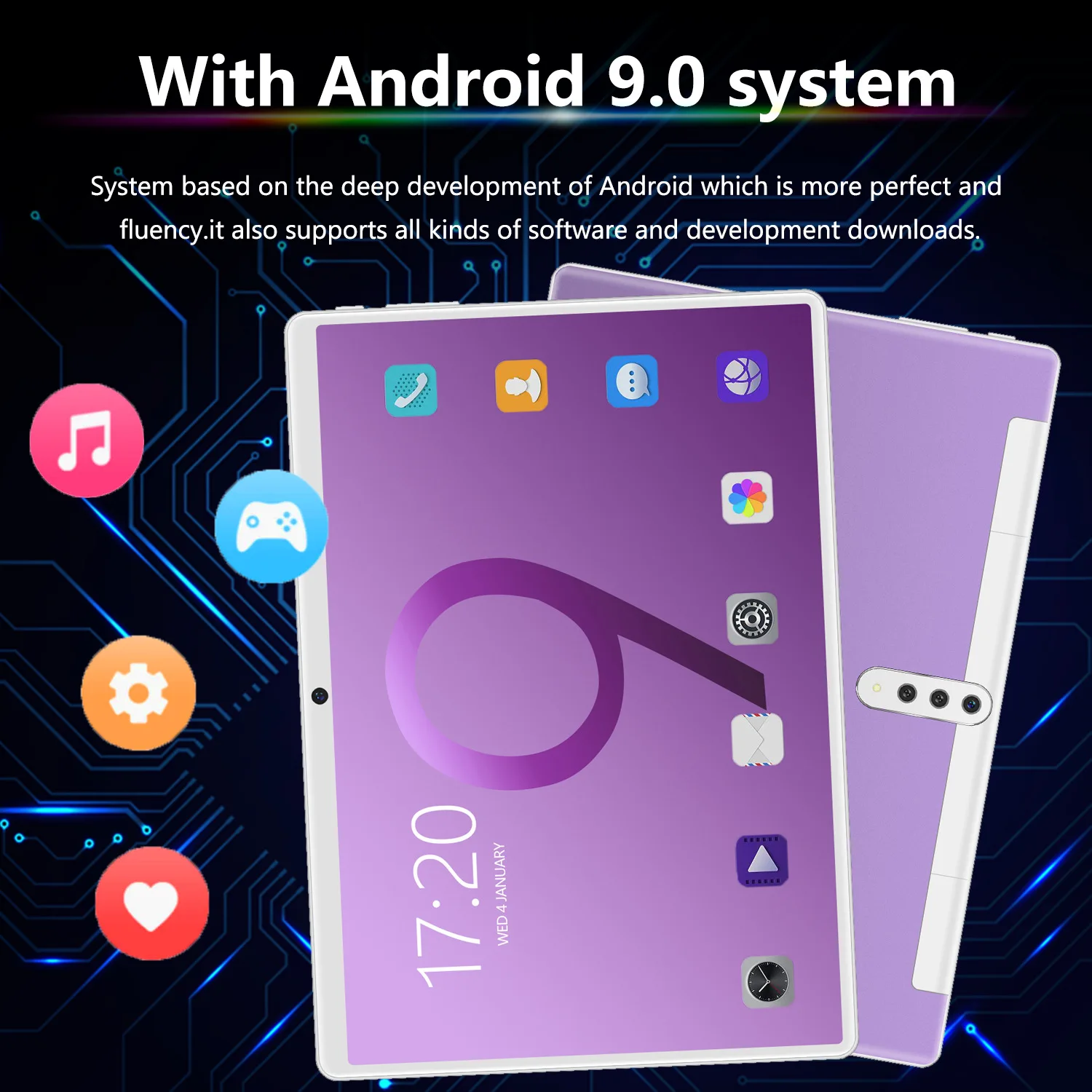 Планшет Google Play на Android 10 1 экран 9 0 дюйма 2 Гб + 32 ГБ | Компьютеры и офис