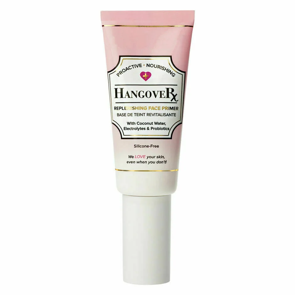 

New Hangover Proactive Nourishing Replenishing Face Primer 40ml Base Cream Coconut Water Silicone-Free Skin Revivers