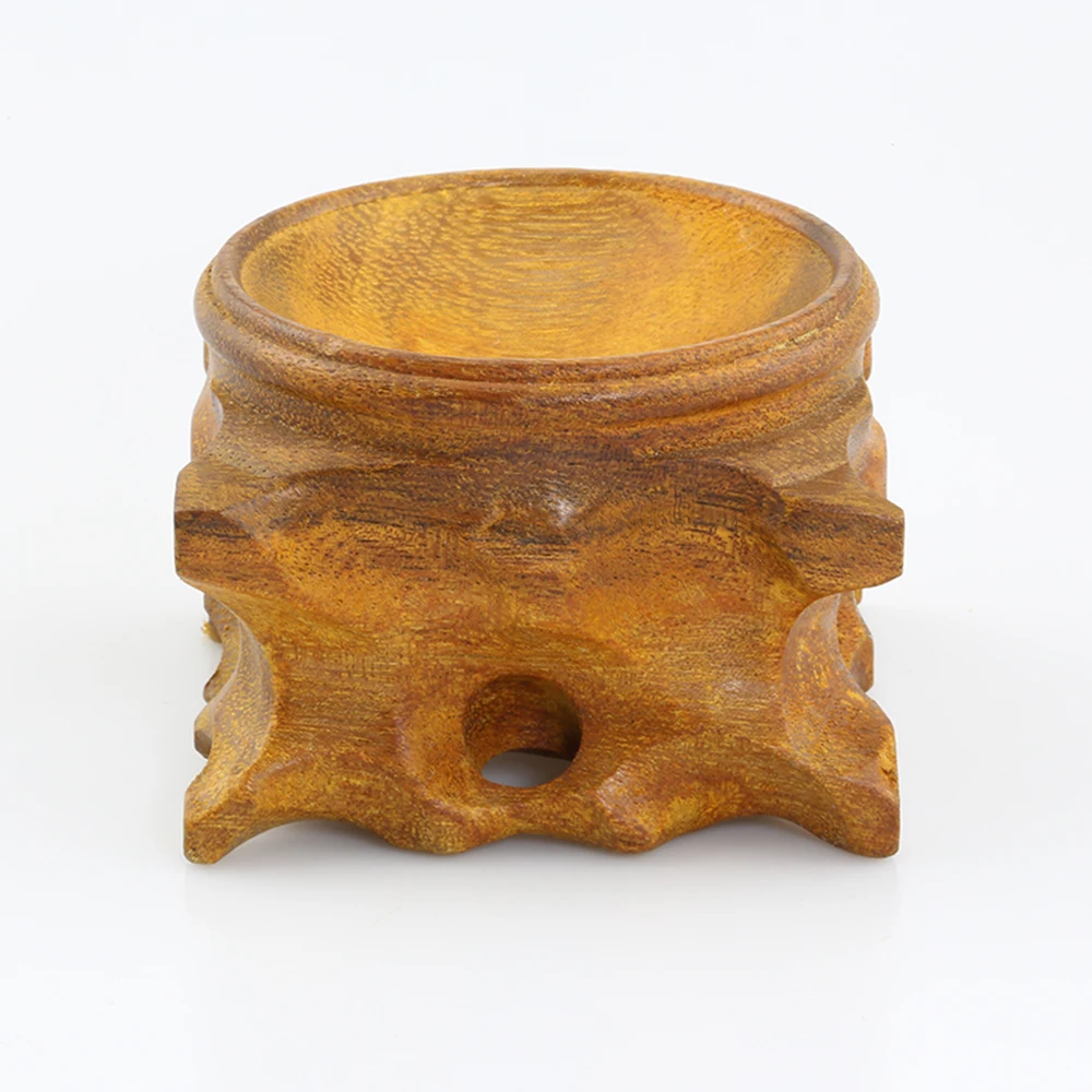 Iroko деревянная подставка для дисплея хрустальный стеклянный шар объектива