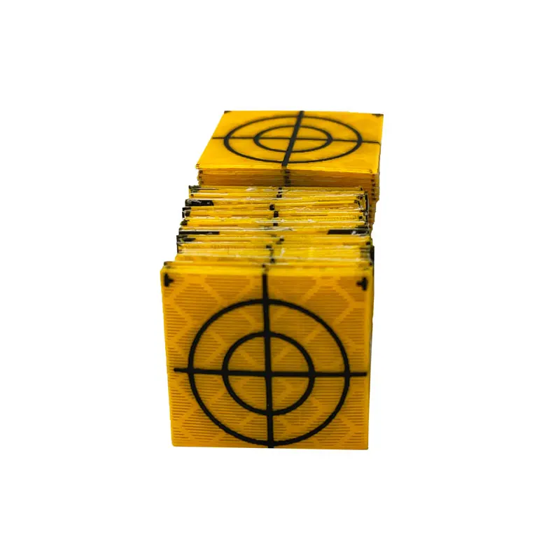 Отражатель желтого цвета высокого качества 30 х30 мм 100 шт.