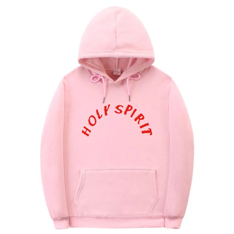 

Holy Spirit Man Women Autumn Winter One Piece Street Fashion Casual Wear Hoodie Hip Hop Sweatshirt Jogging Fleece Long Hoodie
