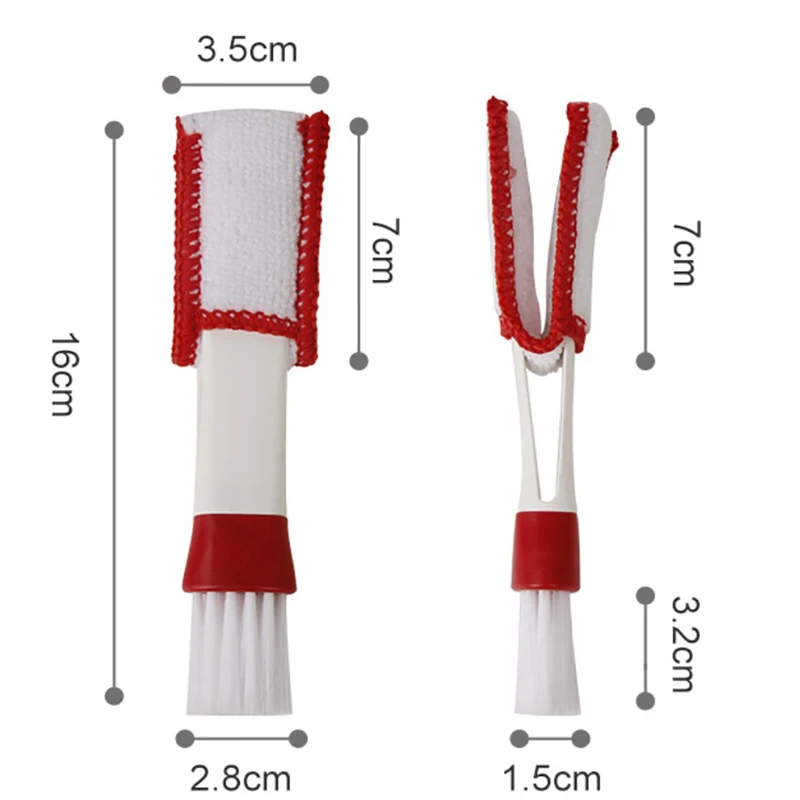 

Car Air Conditioner Vent Brush Microfibre Car Grille Cleaner Auto Detailing Blinds Duster Brush Car-styling Tool