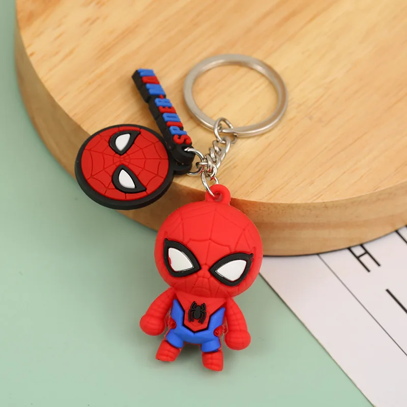 Disney Marvel Keychain Super Hero Iron Man Spider Hulk Thor Captain America Pendant Bag Accessories Key Chain | Украшения и