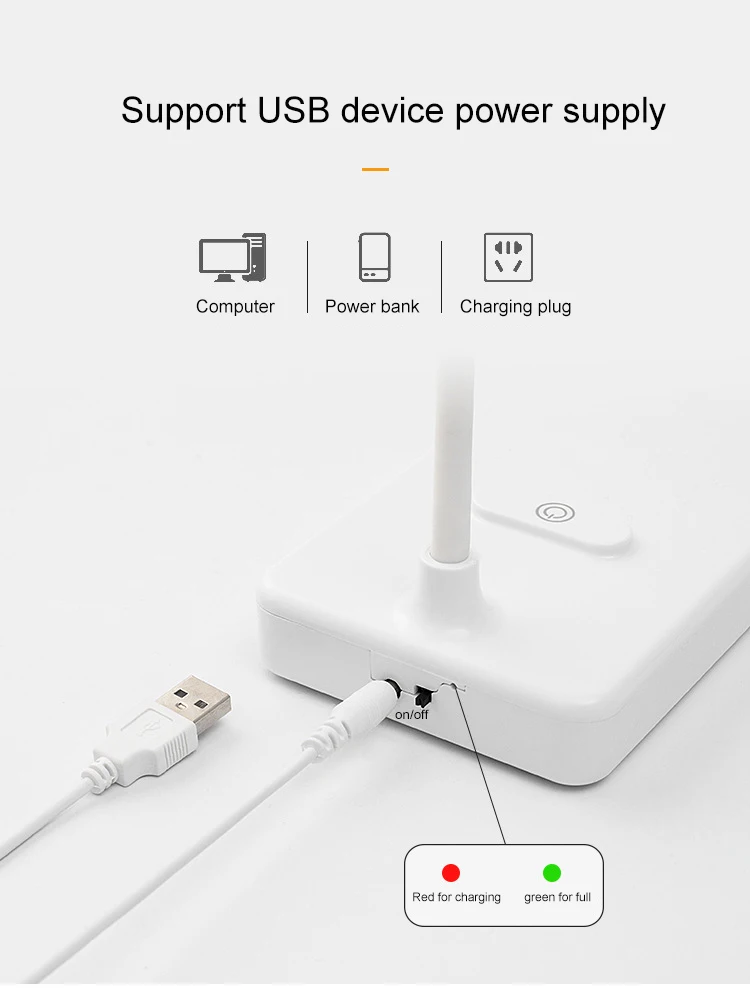 Новые настольные лампы реагирующие на прикосновения для гостиной гусиная шея