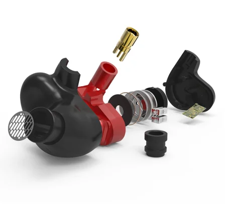 BGVP DMG 2DD + 4BA контроллеры hisbridos en la oreja auriculares Metal Monitor de alta fidelidad con Cable Audio MMCX