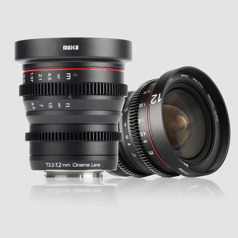 Meike 12 мм T2.2 объектив камеры ручной фокус портрет Cine объектив для Olympus Panasonic Lumix M4/3-крепление для M4/3 крепление