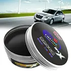 Средство для удаления царапин, Восковая краска для автомобиля, универсальная, черная, водонепроницаемая, для ухода за автомобилем