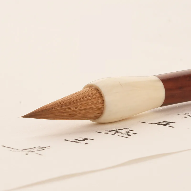 Кисточка для каллиграфии из пурпурного кроличьего волоса китайский маленький