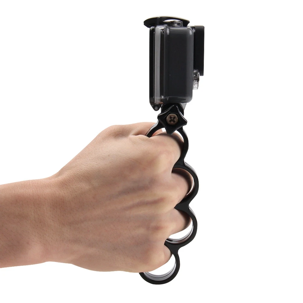

PULUZ Handheld Knuckle Finger Grip Mount Selfie Accessory for GoPro Hero 6 7 5 4 3 For GoPro 4K Action Cam for xiaoyi