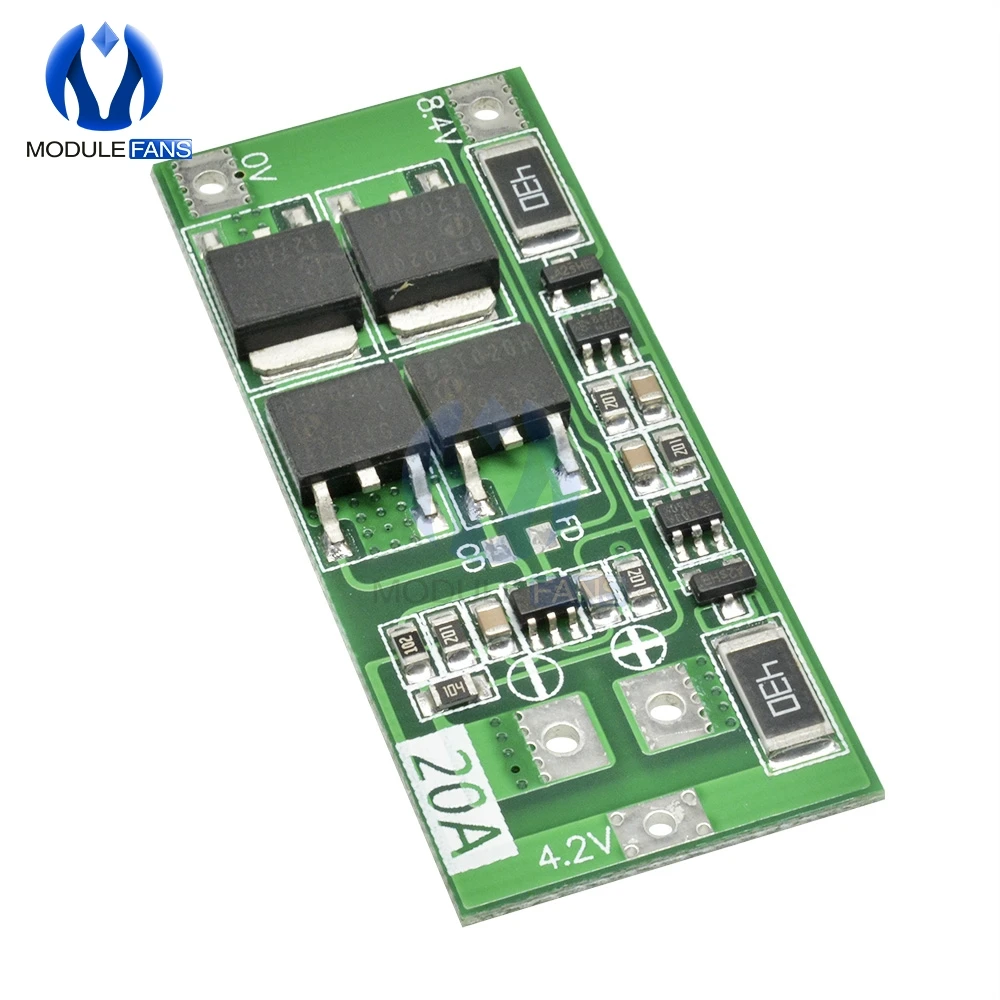 2S 10A 20A 7,4 V 8,4 V 18650 полимерная литиевая батарея защита BMS плата Стандартный баланс Модуль Diy Электронный