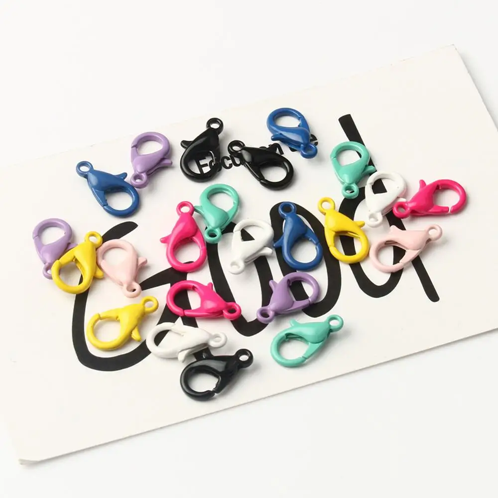10pcs Colorful Metal Buckle Snap Hook Lobster Clasp for DIY Mask Chain Eyeglasses Accessories Handmade Jewelry Making Wholesale | Украшения