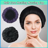 deep conditioning heat cap hair care nourishing steamer thermal hat spa cap women hair steamer cap hair care heating cap