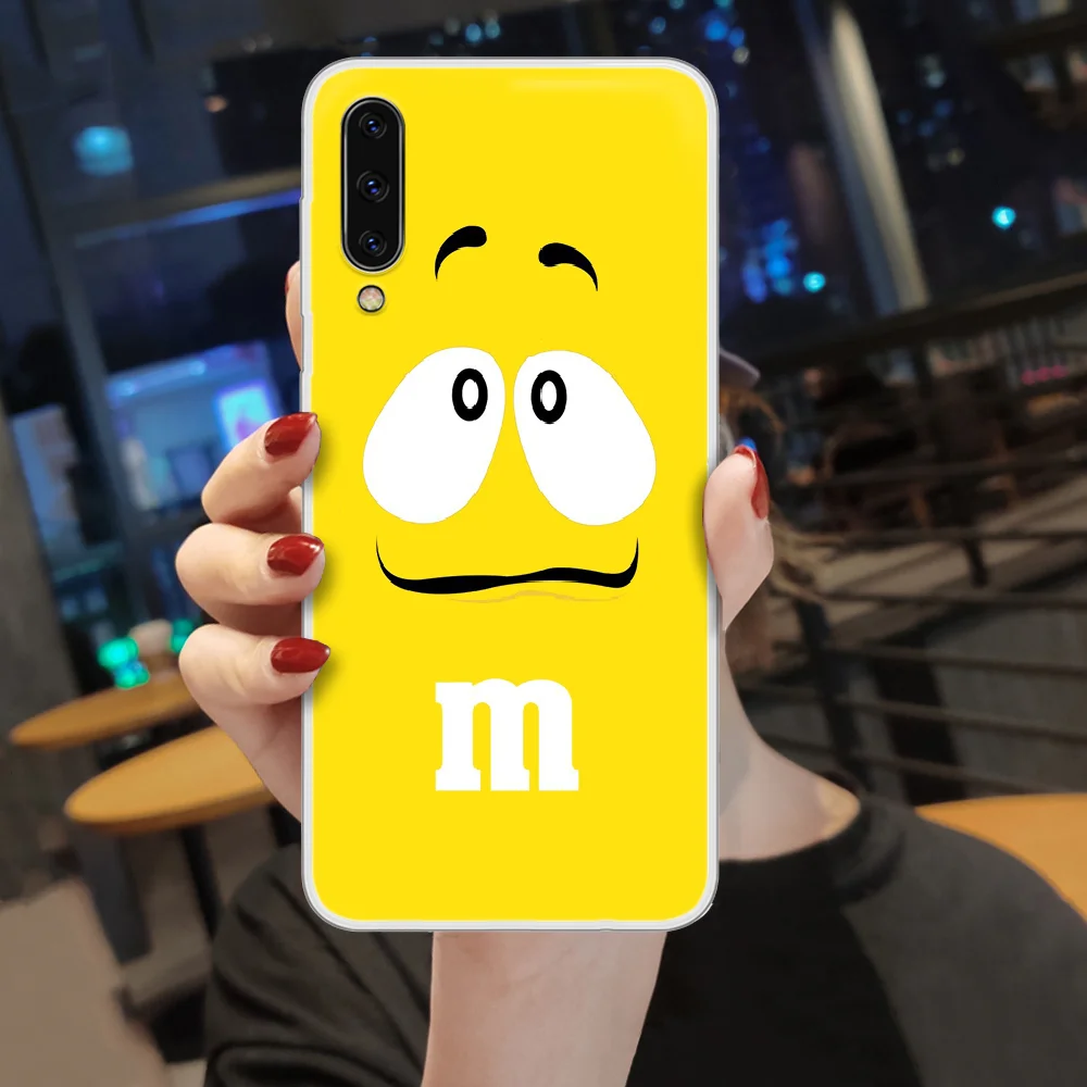 

M&Ms chocolate brand Phone Case hull For SamSung Galaxy note A 5 7 8 9 20 30 40 50 51 60 70 71 80 2017 18 E transparent