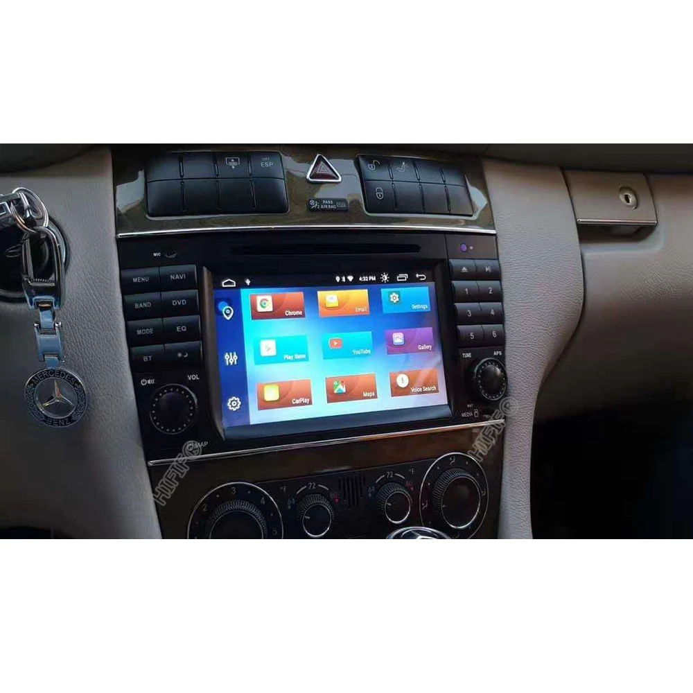 DSP 7 &quot2 Din octa Core Android 10 автомобильный DVD GPS для Mercedes/Benz C Class W203 2004 2007 C200 C230 C240 C320 C350 CLK
