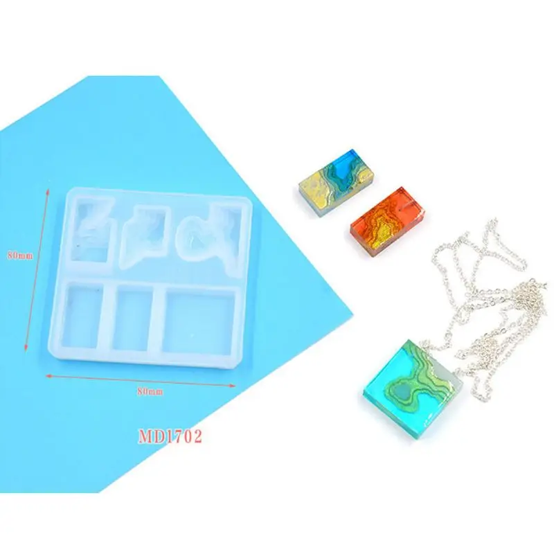 

Resin Jewellery Making Kit - Ocean Epoxy Resin Casting Island Shaped Pendant Resin Mold Jewelry Making Tools