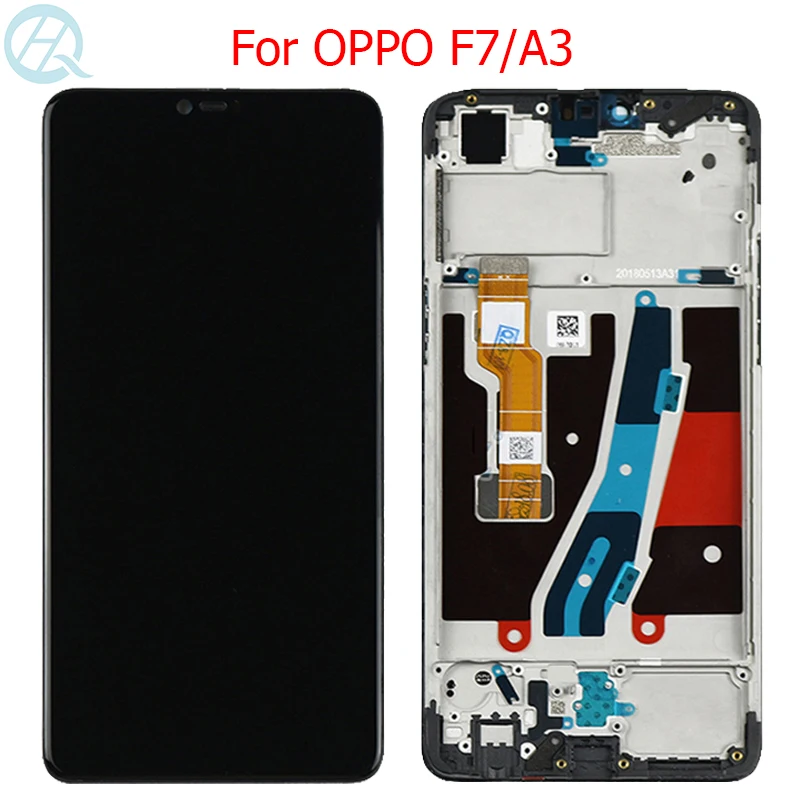 Оригинальный дисплей для OPPO A3 F7 LCD с рамкой 6 23 &quotOPPO CPH1819 CPH1821 CPH1837 сенсорным