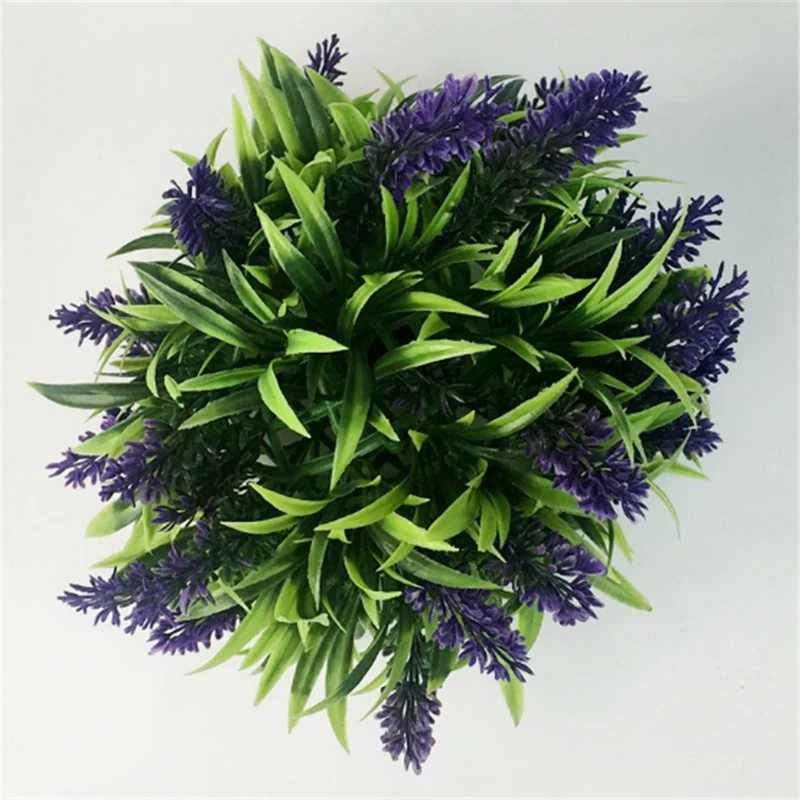 

Hanging Topiary Ball Lavender Artificial Garden Flower Plant Decor Basket 25Cm