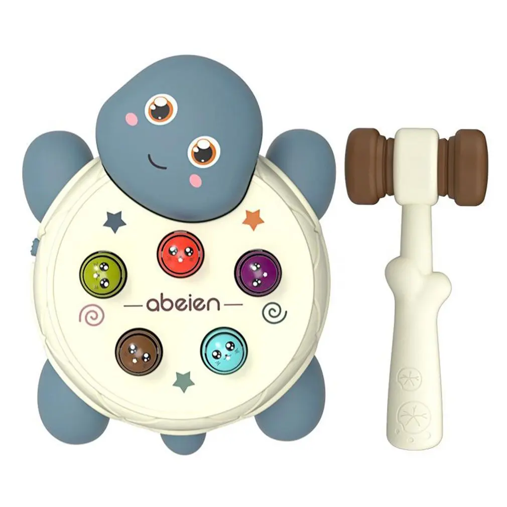 

Детская музыкальная игрушка светильник Том, черепаха, Крот, пазл для раннего развития, интерактивная игрушка для детей и родителей
