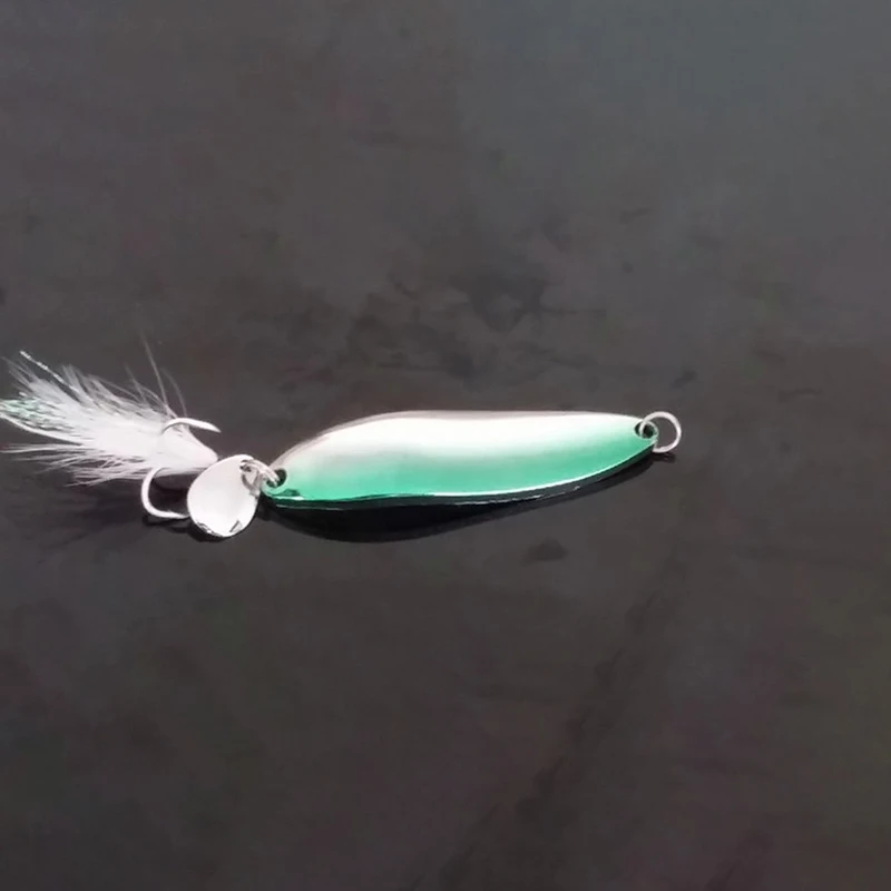 Новинка розово голубая приманка для рыбной ловли металлическая искусственная