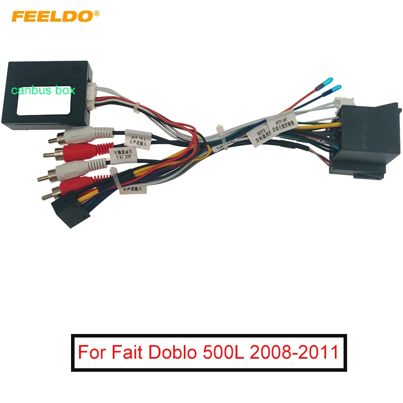 Автомобильная аудиосистема FEELDO 16-контактный DVD-плеер адаптер питания с can-шиной