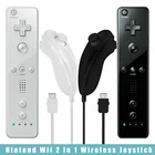 Беспроводной джойстик для Nintendo Wii, Bluetooth-пульт дистанционного управления, геймпад без патронов, левая руканунчак опционально без Motion Plus