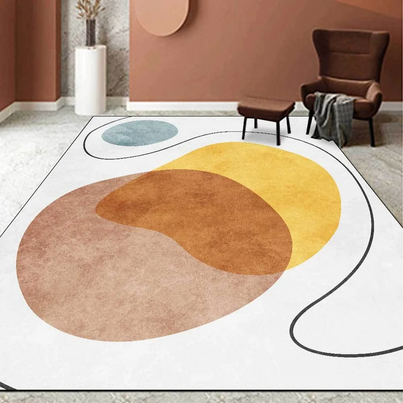 Мягкий ворсистый Впитывающий Коврик для ванной кухни двери коврики абстрактный