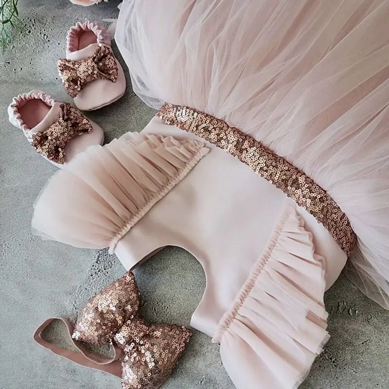 2021 платье для маленьких девочек новорожденных принцессы на первый день рождения