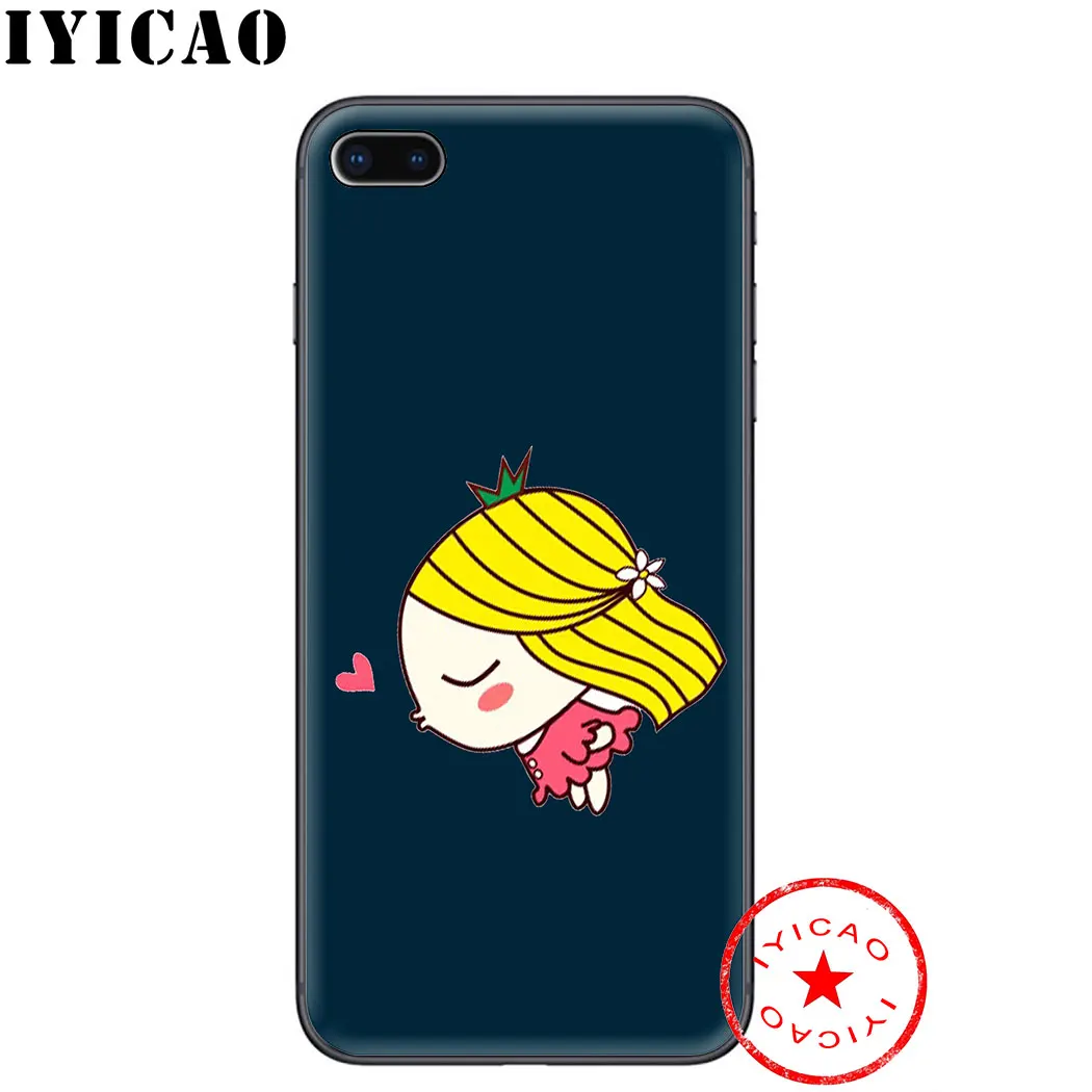 Мягкий чехол для iphone 11 Pro Xr Xs Max 6 S 7 8 Plus 5 5S Se из силикона TPU IYICAO |