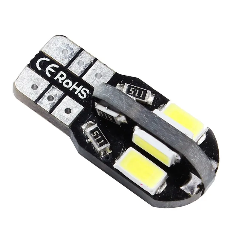 1 шт. T10 8SMD 5630 Светодиодный светильник для автомобиля Canbus NO OBC Ошибка Авто Клин