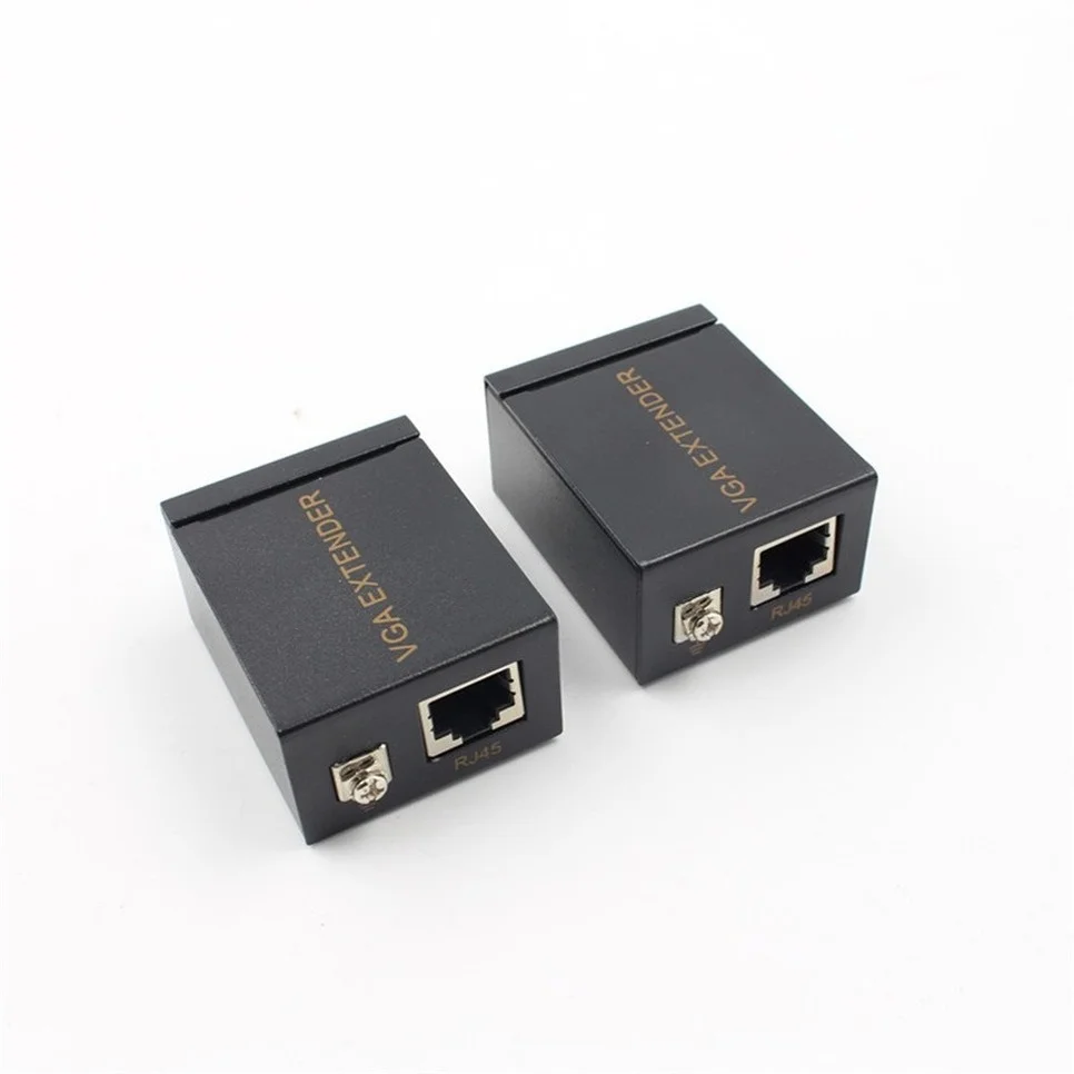 BGGQGG1 пара приемник передатчик VGA к RJ45 расширитель ретранслятор по Cat5e/6 до 60M UTP для