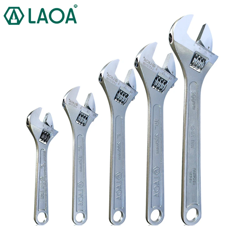 LAOA гаечный ключ с обезьяной 4 "6" 8 "10" 12 "регулируемый гаечный ...