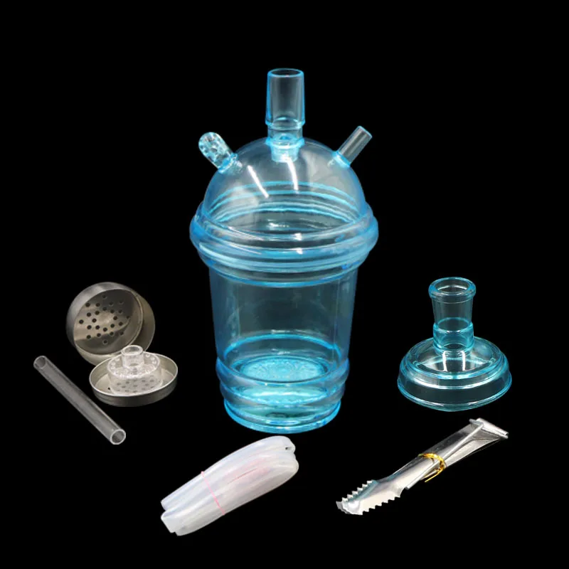 1 набор курительная труба прозрачный Мини Кальян водопровод пластиковый