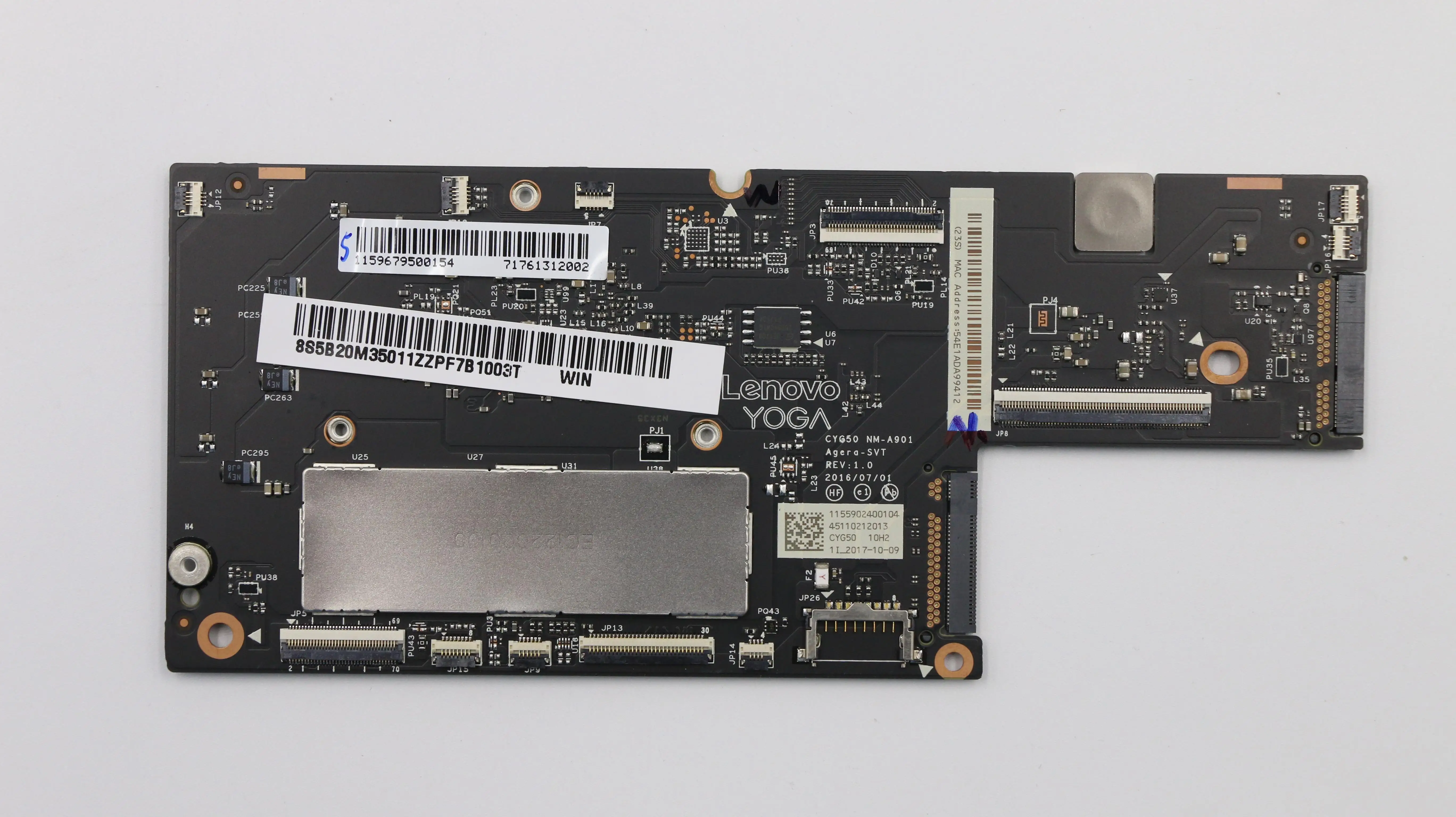 Bestellen Lenovo ThinkPad YOGA-910-13IKB NM-A901 5B20M35011 Laptop Motherboard Mit I7-7500 16G RAM 100% Getestet Arbeit