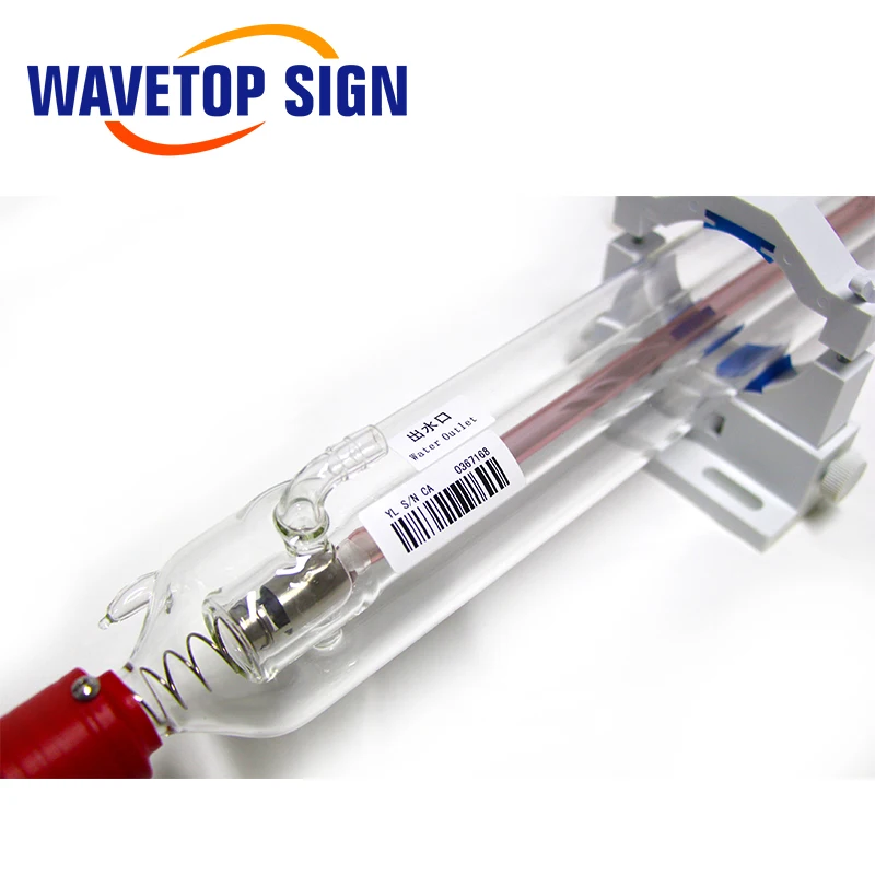 WaveTopSign WT H2 80 Вт Co2 лазерная трубка длиной 1250 мм диаметр. 60 стеклянная труба для CO2