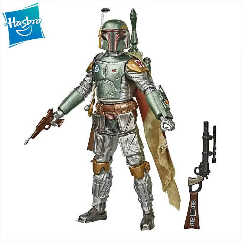 

BANDAI Star Wars The Mandalorian Black Series Metal Boba Fett Bounty Hunter 6 Inch Anime Figurine Action Figure Model Kids Toys