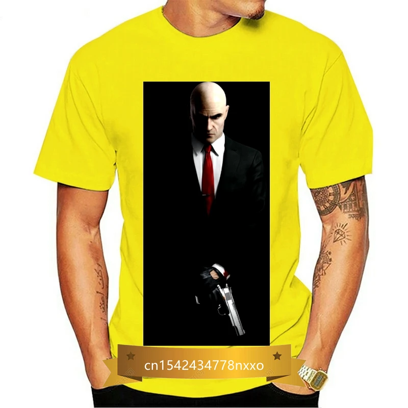 

Men T Shirt Tee Shirt Hitman Agent 47 black tshirts Women T-Shirt