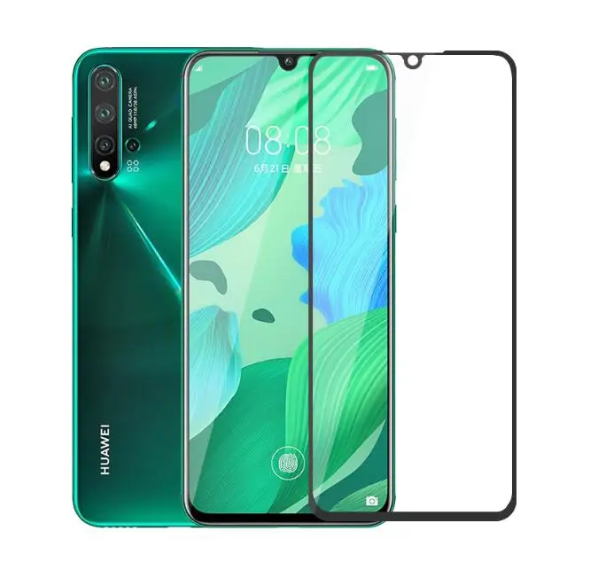 Закаленное стекло для Huawei Nova 5Z 5 5i Pro Honor 20 9X 20S 20i Y9 Prime 2019 P Smart 2020 2 шт. полноэкранный