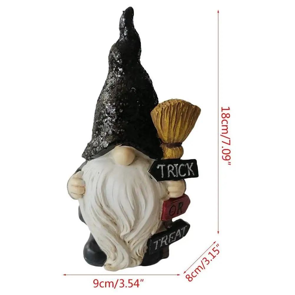 

1Pcs Rudolph Goblin Dwerg Hars Ornamenten Outdoor Tuin Ambachten Dwerg Faceless Pop Ongeveer 9*7.5*18Cm