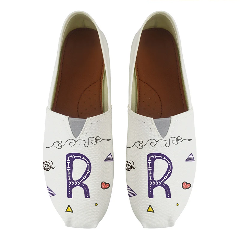 

Fashion Style Girl Nurse Doctor Print Women Sneakers Slip On Light Canvas Shoes Big Letters Pattern Zapatos Sport Training
