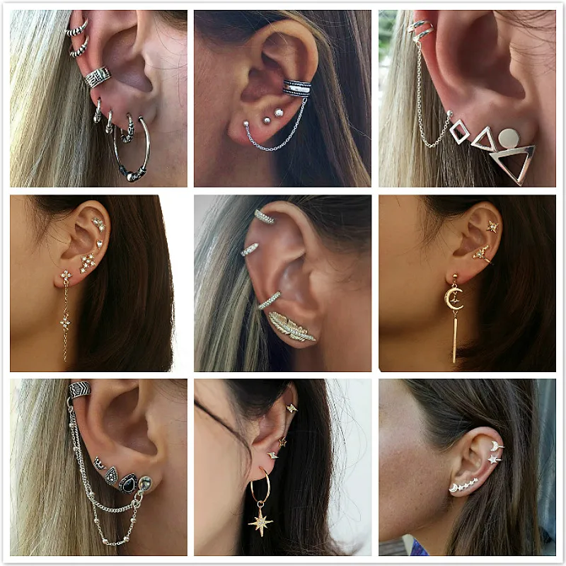 1 комплект женские серьги клипсы с кисточками|Серьги-клипсы| |