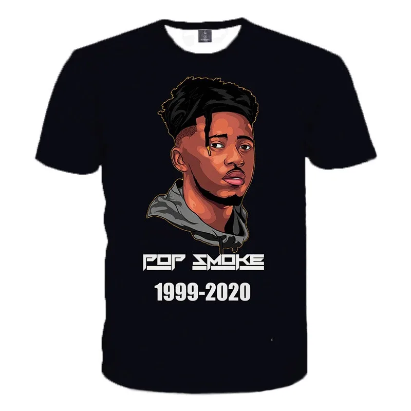

2021 Summer New Style 3D Printed Street Rapper Cool Men And Women T-shirt Sports Breathable Top children's Short Sleeves