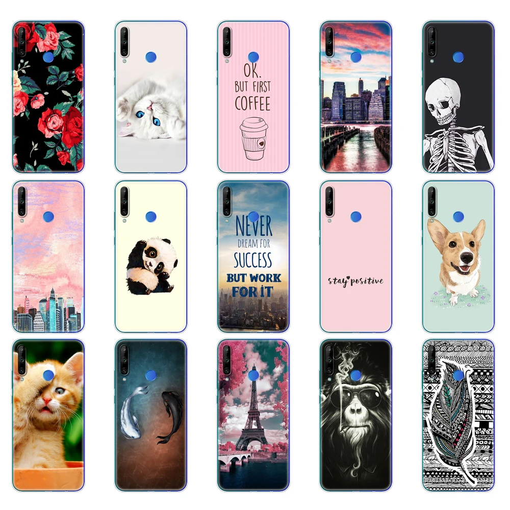 Силиконовый чехол для HONOR 9C 6 39 дюйма мягкий телефона из ТПУ на Huawei Honor 9 C задняя