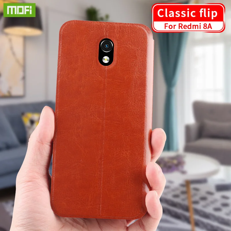 Для Xiaomi Redmi 8A чехол MOFI флип чехол для Xiaomi Redmi 8A Высокое качество кожаный чехол-подставка для Xiaomi Redmi 8A